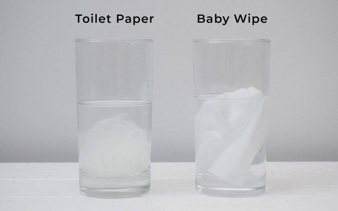 Why you should be binning Baby Wipes instead of flushing them